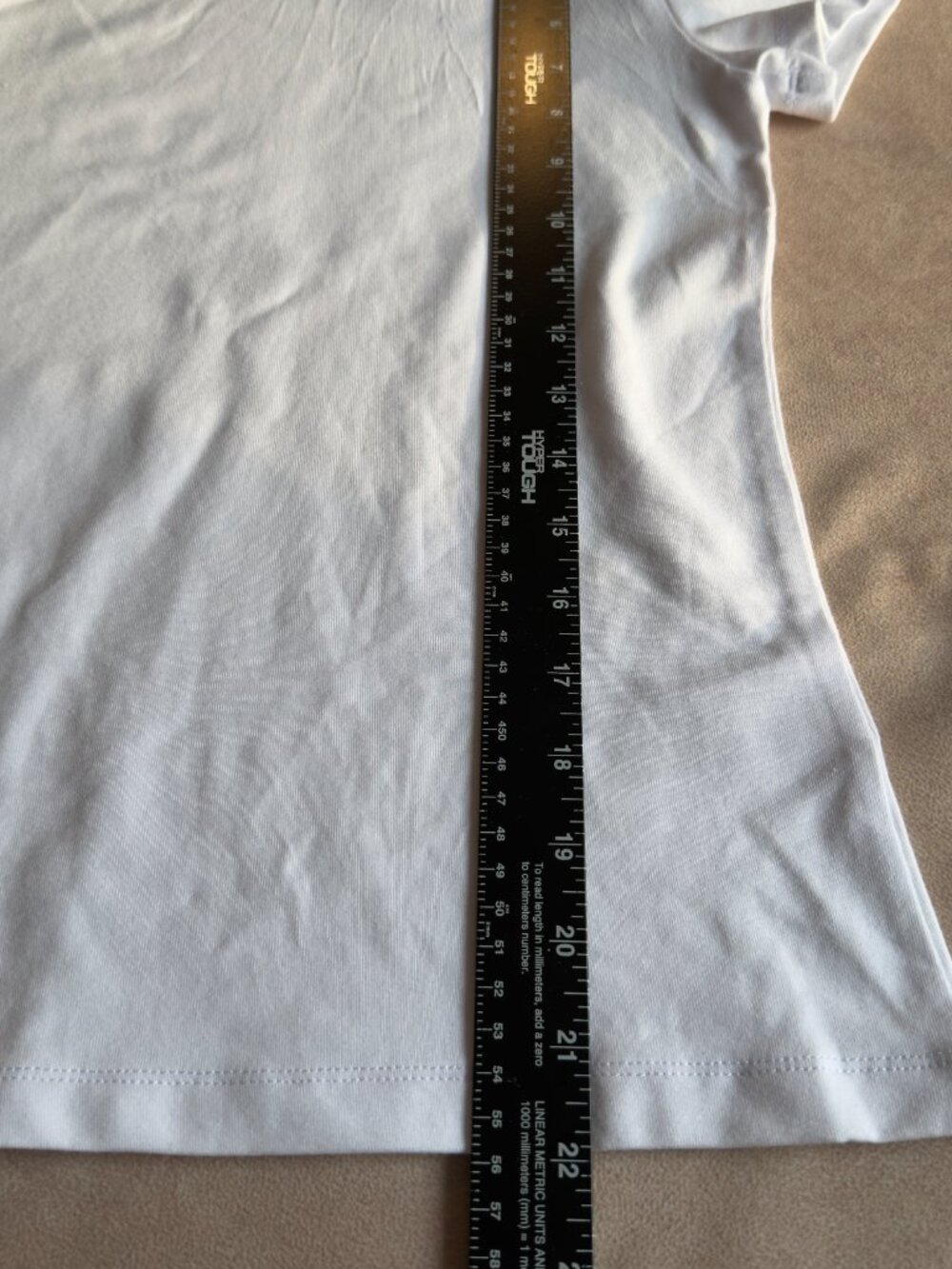New w/ Tags Madewell White Short-Sleeve Mock Neck Tee - Picture 10 of 14